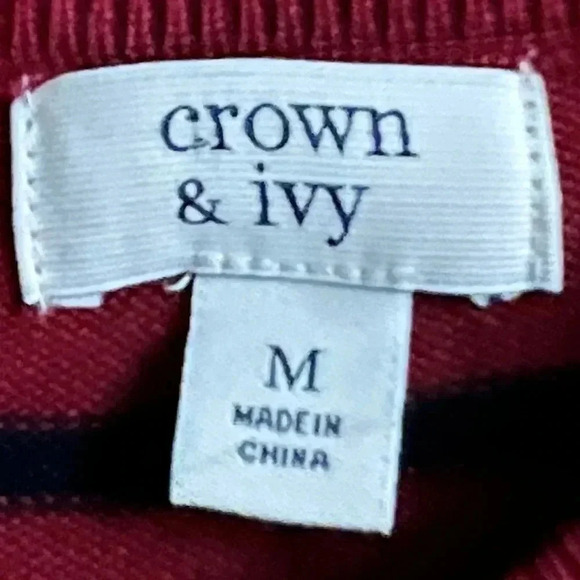 Crown & Ivy sweater size medium - Picture 3 of 4